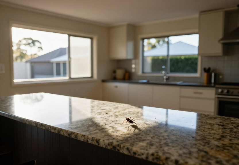 Ant-free bathroom in Shalvey after treatment